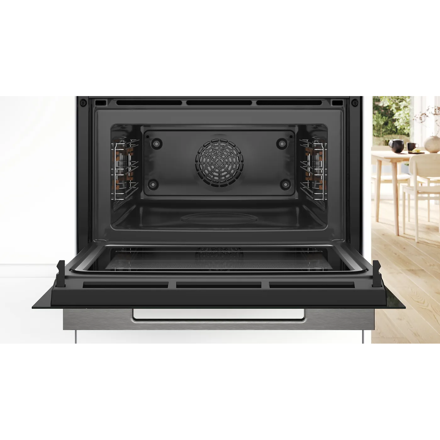 Serie 8 Horno compacto con microondas 60 x 45 cm Negro 3