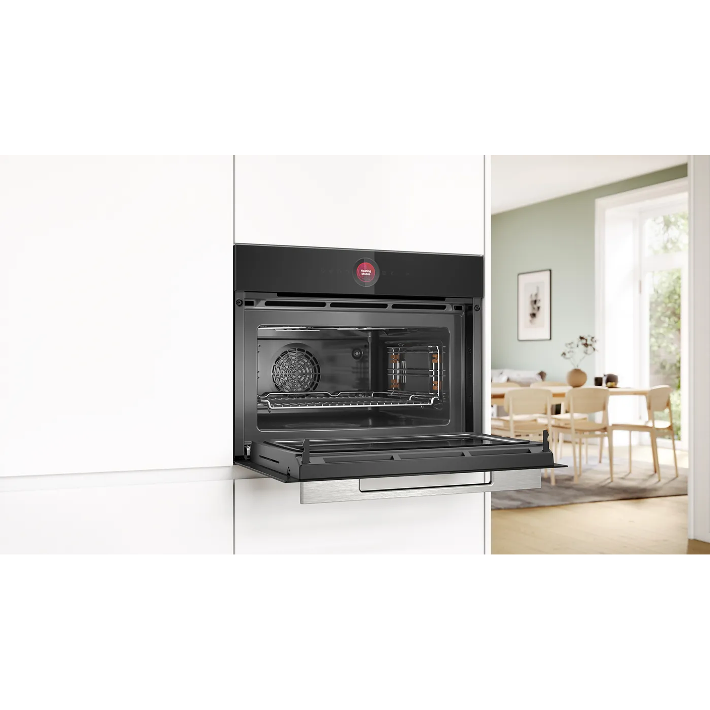 Serie 8 Horno compacto con microondas 60 x 45 cm Negro 6