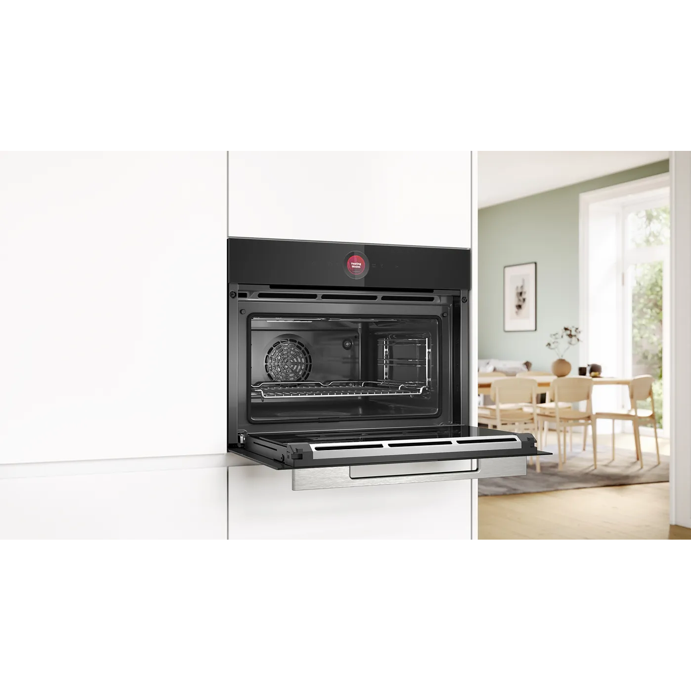 Serie 8 Horno compacto 60 x 45 cm Negro con Vapor y AirFry 3