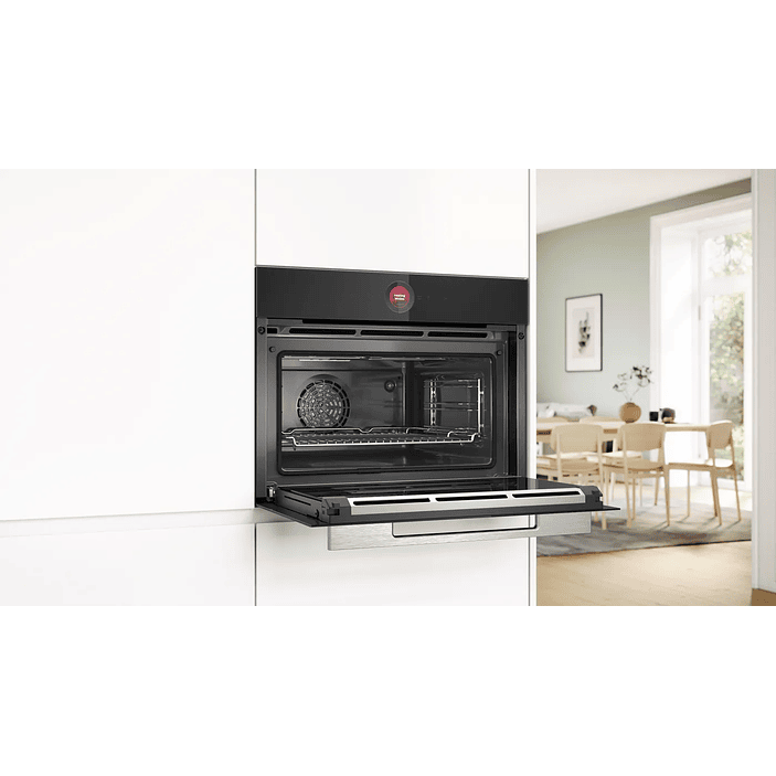 Serie 8 Horno compacto 60 x 45 cm Negro con Vapor y AirFry 3
