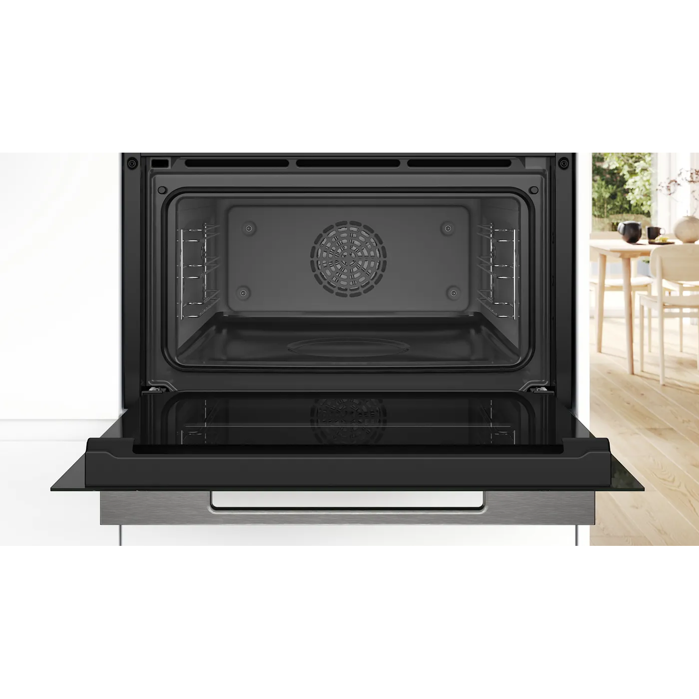 Serie 8 Horno compacto 60 x 45 cm Negro con Vapor y AirFry 2