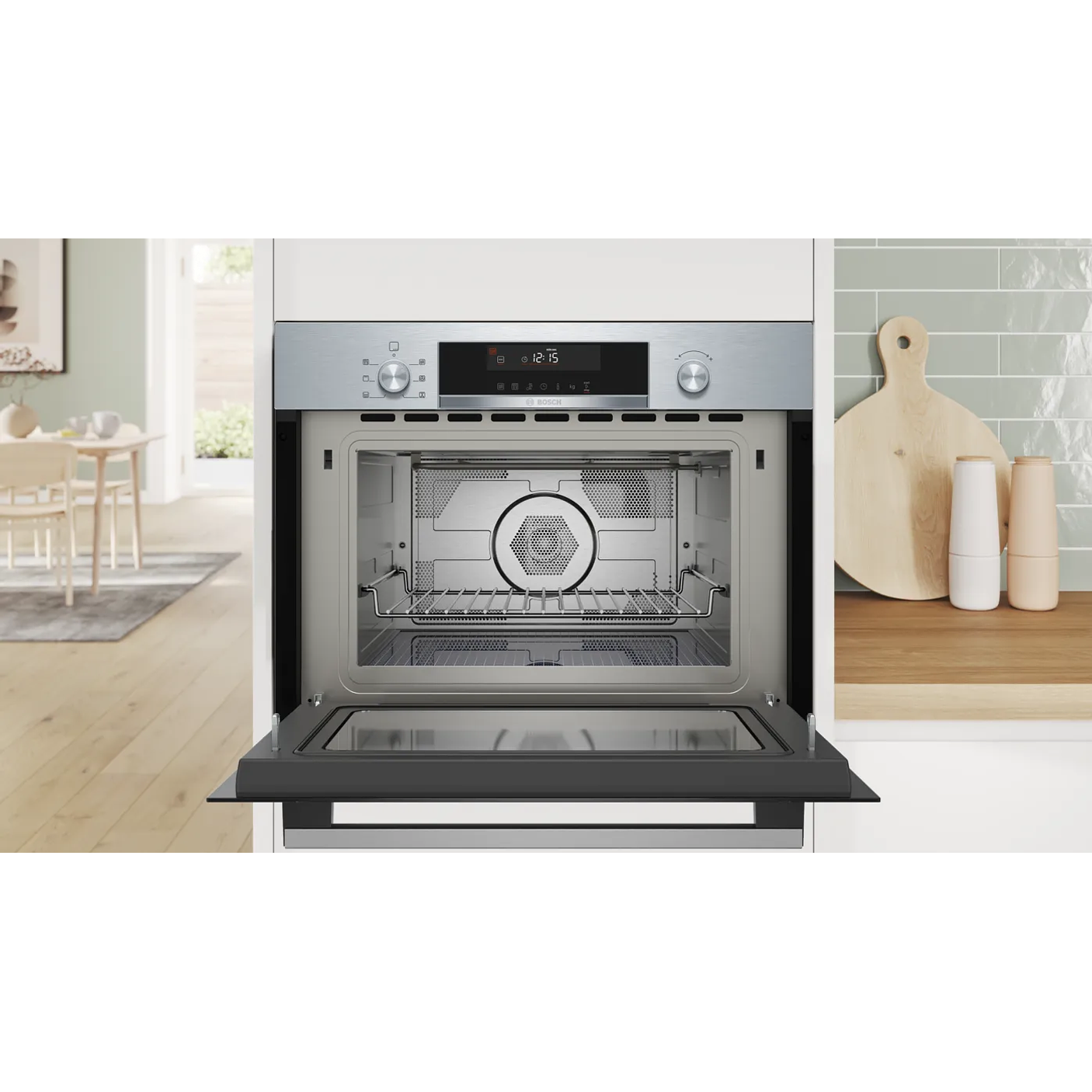 Serie 6 Horno compacto con microondas 60 x 45 cm Acero inoxidable 3