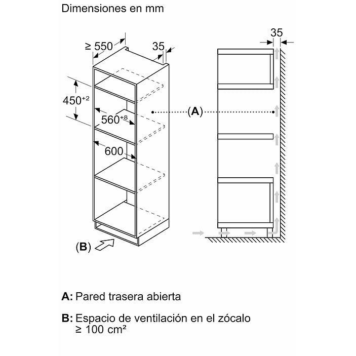 Serie 6 Horno compacto con microondas 60 x 45 cm Acero inoxidable 8