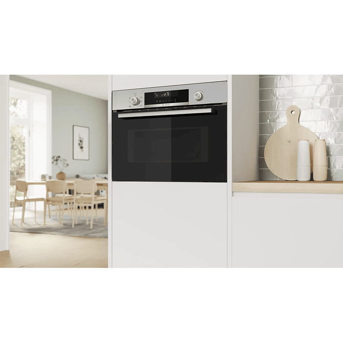 Serie 6 Horno compacto con microondas 60 x 45 cm Acero inoxidable 9