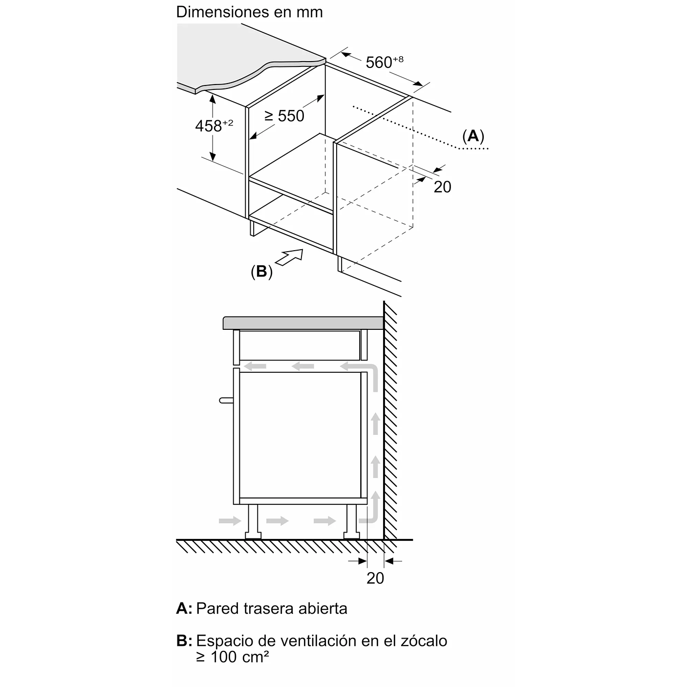 Serie 6 Horno compacto con microondas 60 x 45 cm Acero inoxidable 10