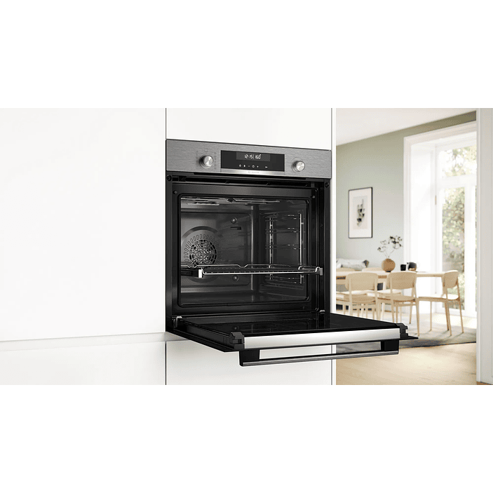 Serie 6 Horno 60 x 60 cm Acero inoxidable con Vapor Añadido y Grill 4