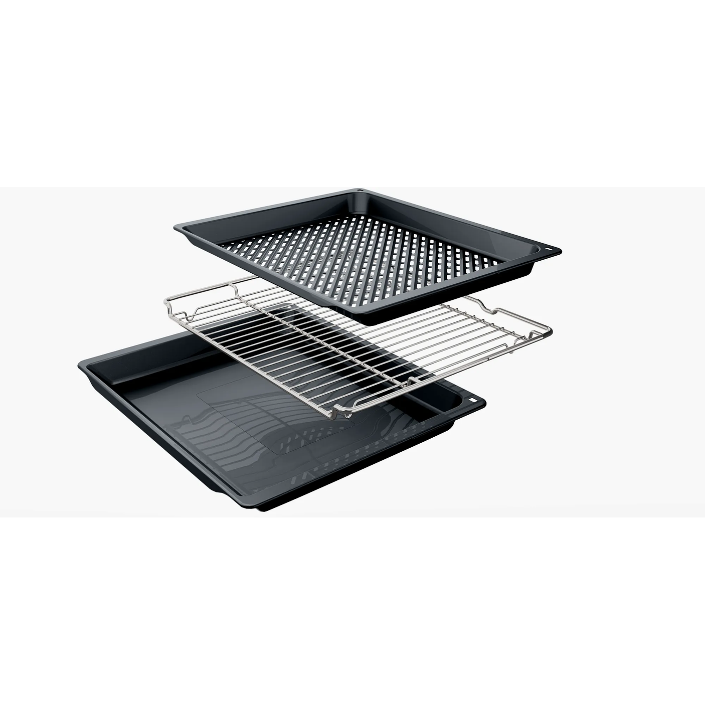 Serie 6 Horno 60 x 60 cm Acero inoxidable con Vapor Añadido y Grill 7