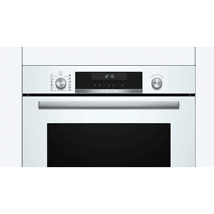 Serie 6 Horno 60 x 60 cm Blanco con Vapor Añadido y Grill