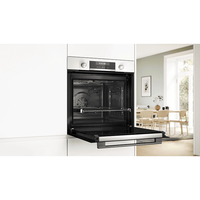 Serie 6 Horno 60 x 60 cm Blanco con Vapor Añadido y Grill 5