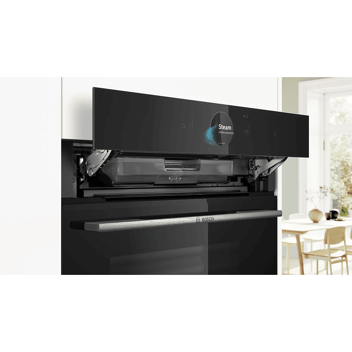 Serie 8 Horno 60 x 60 cm Negro con Vapor y Función Gourmet 5