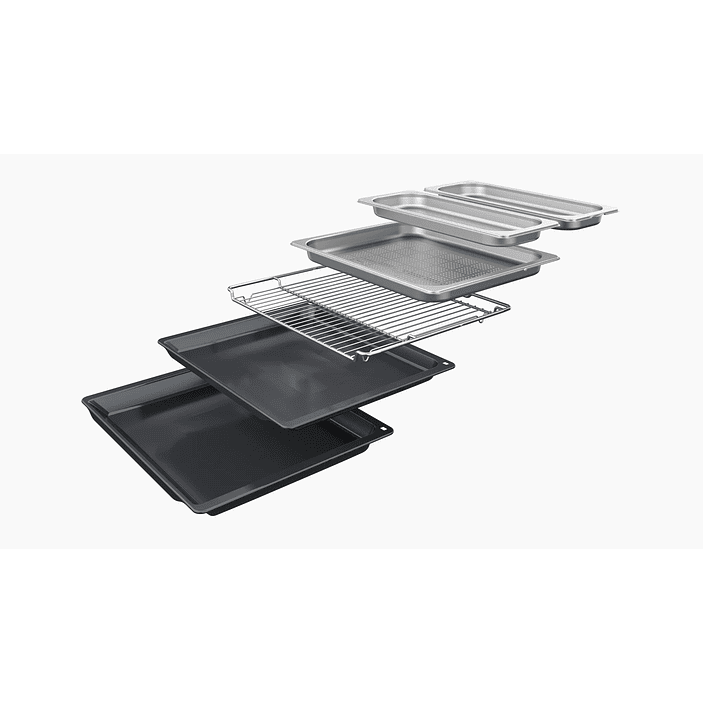 Serie 8 Horno 60 x 60 cm Negro con Vapor y Función Gourmet 6