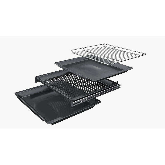 Serie 8 Horno 60 x 60 cm Negro con Control Inteligente 8