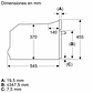 Serie 8 Microondas integrable 60 x 45 cm Negro - Miniatura 5