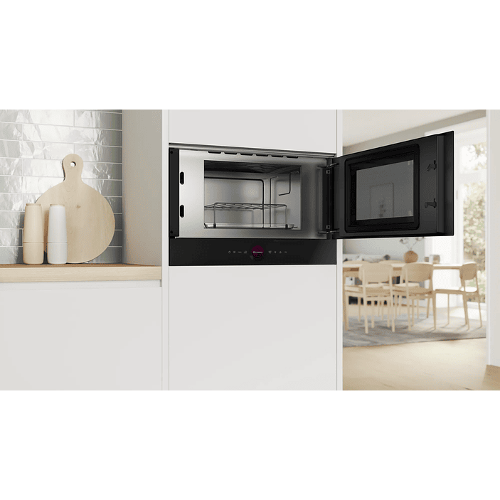 Serie 8 Microondas integrable con grill Negro y Auto Recetas 4