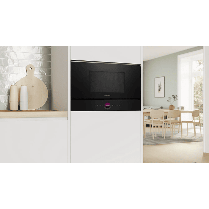 Serie 8 Microondas integrable con grill Negro y Auto Recetas 5