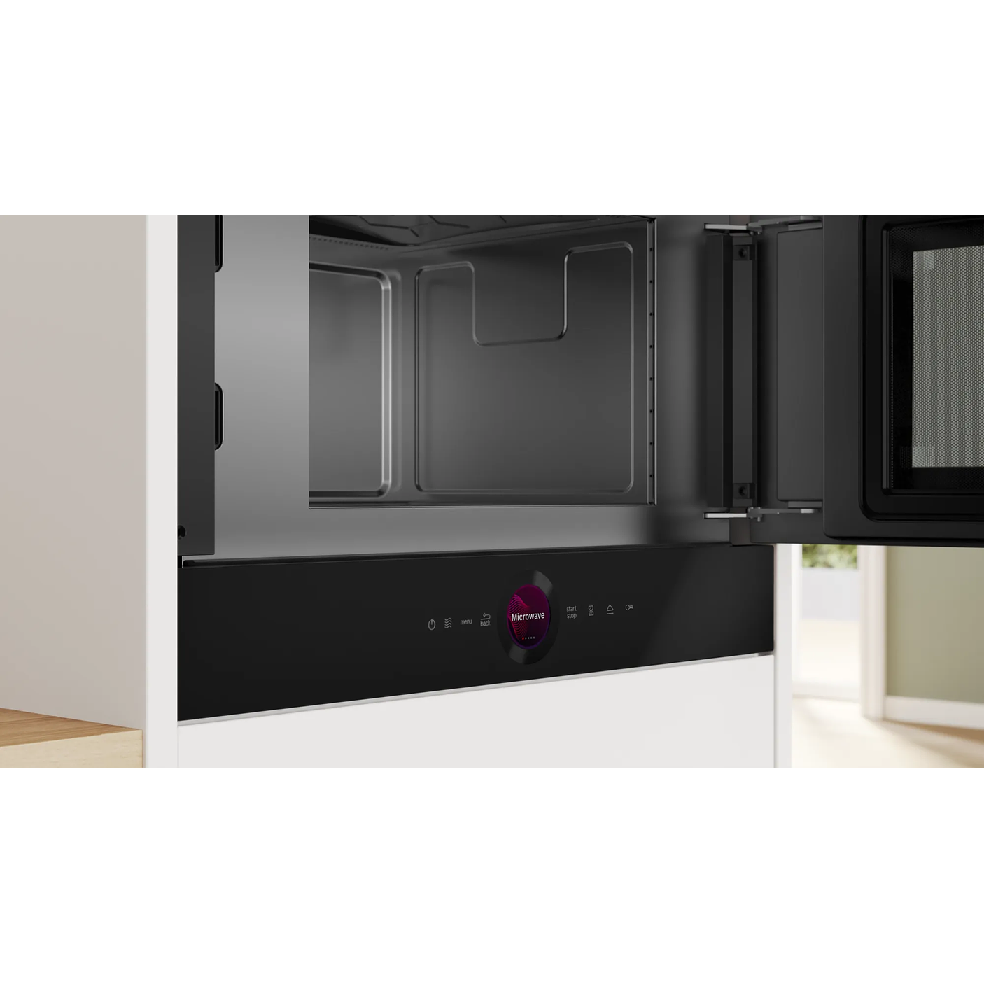 Serie 8 Microondas integrable Negro con Grill y Descongelado por Peso 2