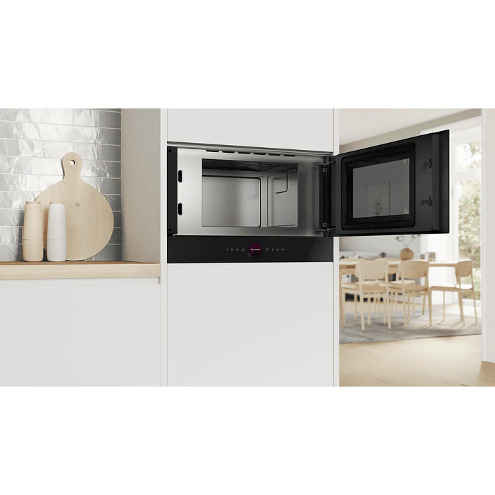 Serie 8 Microondas integrable Negro con Grill y Descongelado por Peso 6