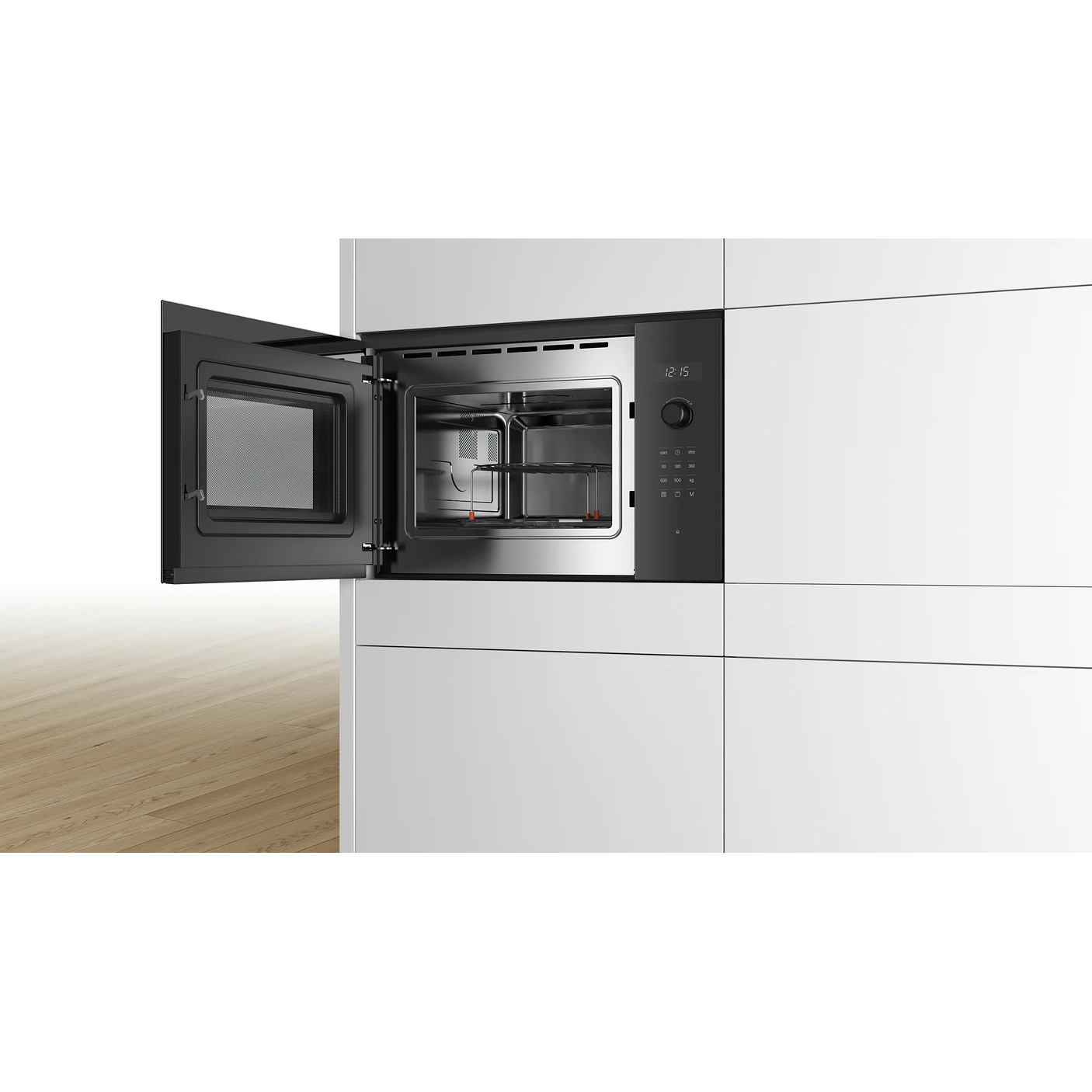 Serie 6 Microondas integrable con grill 59 x 38 cm Negro 6