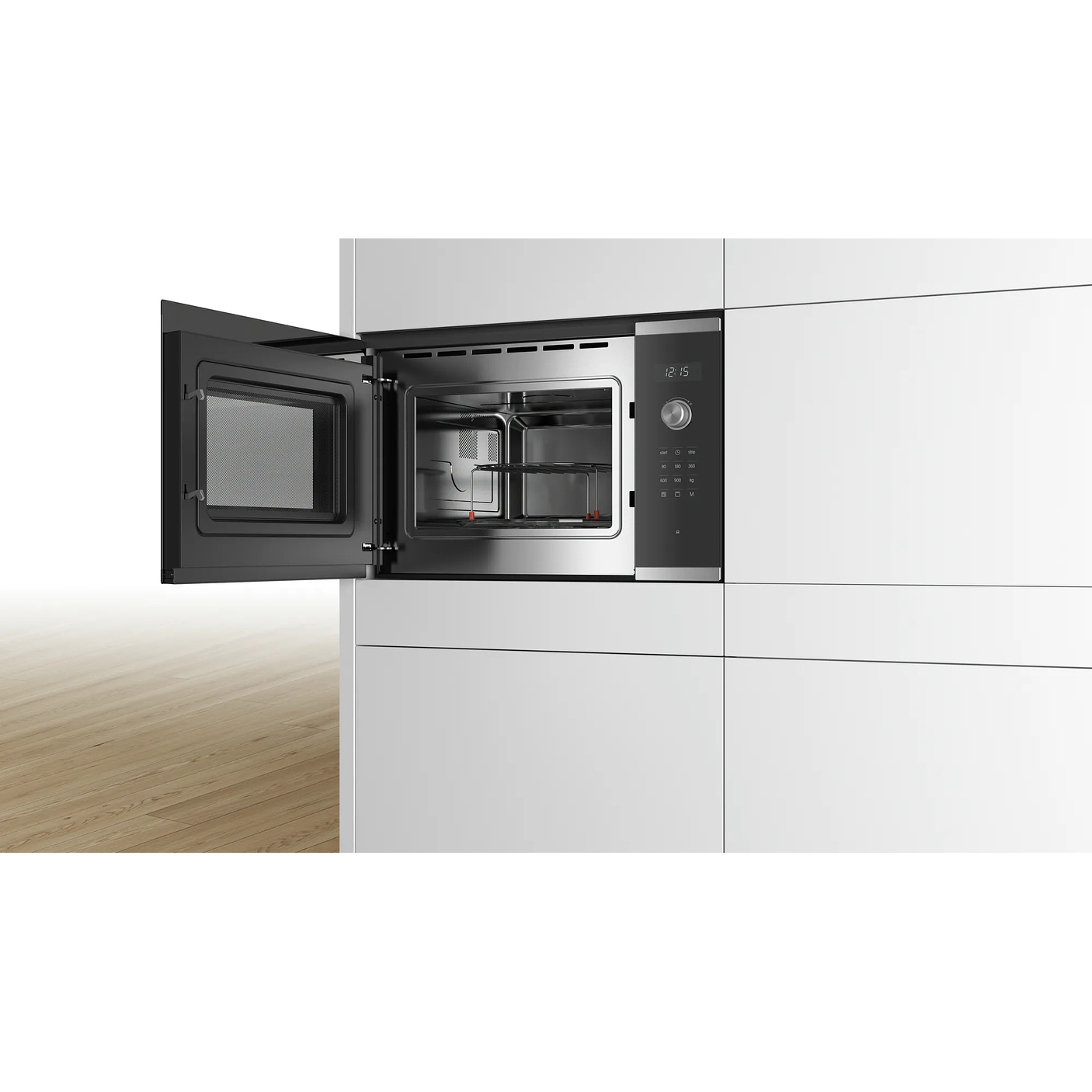 Serie 6 Microondas integrable con grill 59 x 38 cm Acero inoxidable  6