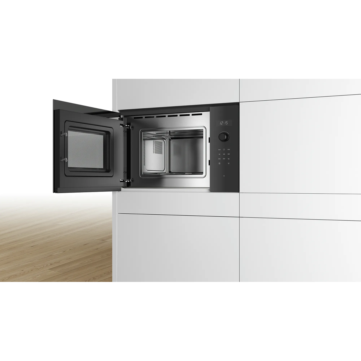 Serie 6 Microondas integrable Negro con Grill y Descongelado 6