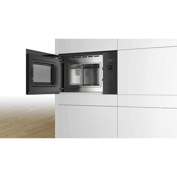 Serie 6 Microondas integrable Negro con Grill y Descongelado 6