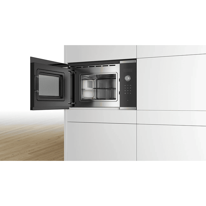 Serie 4 Microondas integrable con grill Acero inoxidable y Descongelado por Tiempo 6