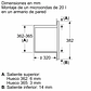 Serie 2 Microondas integrable Acero inoxidable - Miniatura 6