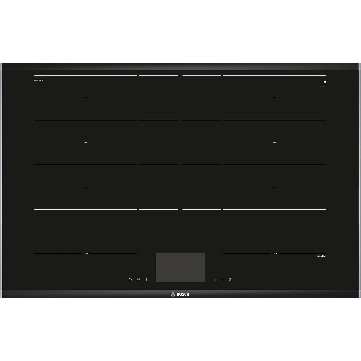Serie 8 Placa inducción 80 cm con perfiles metálicos 4