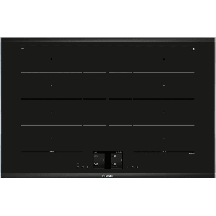 Serie 8 Placa inducción 80 cm con perfiles metálicos 1