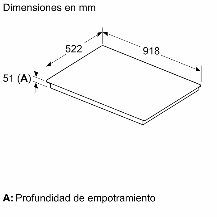 Serie 6 Placa de inducción 90 cm sin perfiles 5