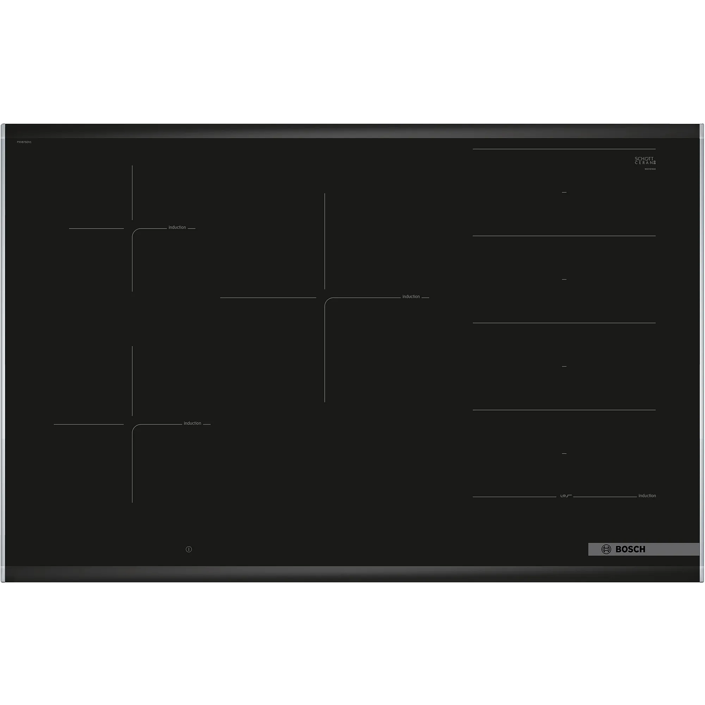 Serie 8 Placa inducción 80 cm con perfiles 2