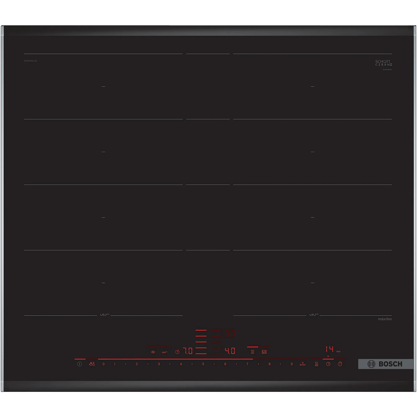 Serie 8 Placa inducción 60 cm con perfiles Precisión PerfectFry 1