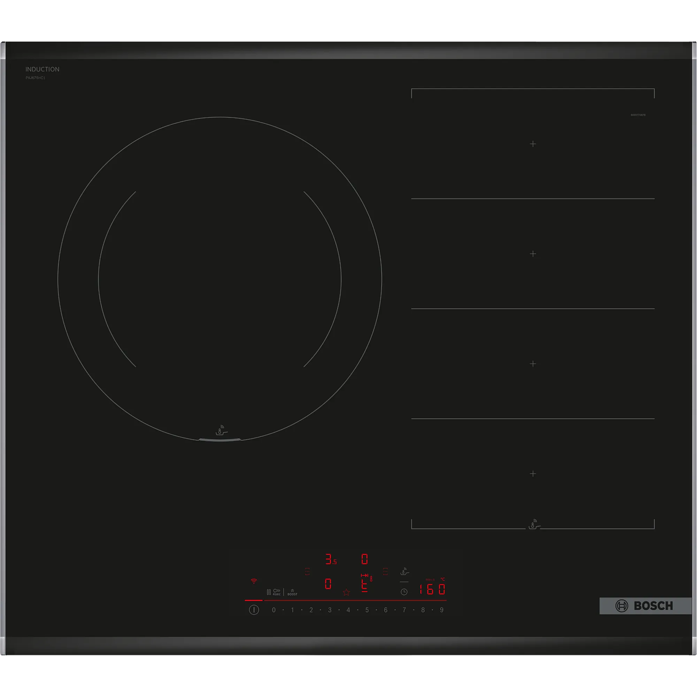 Serie 6 Placa inducción 60 cm con perfiles Flex Inducción 1