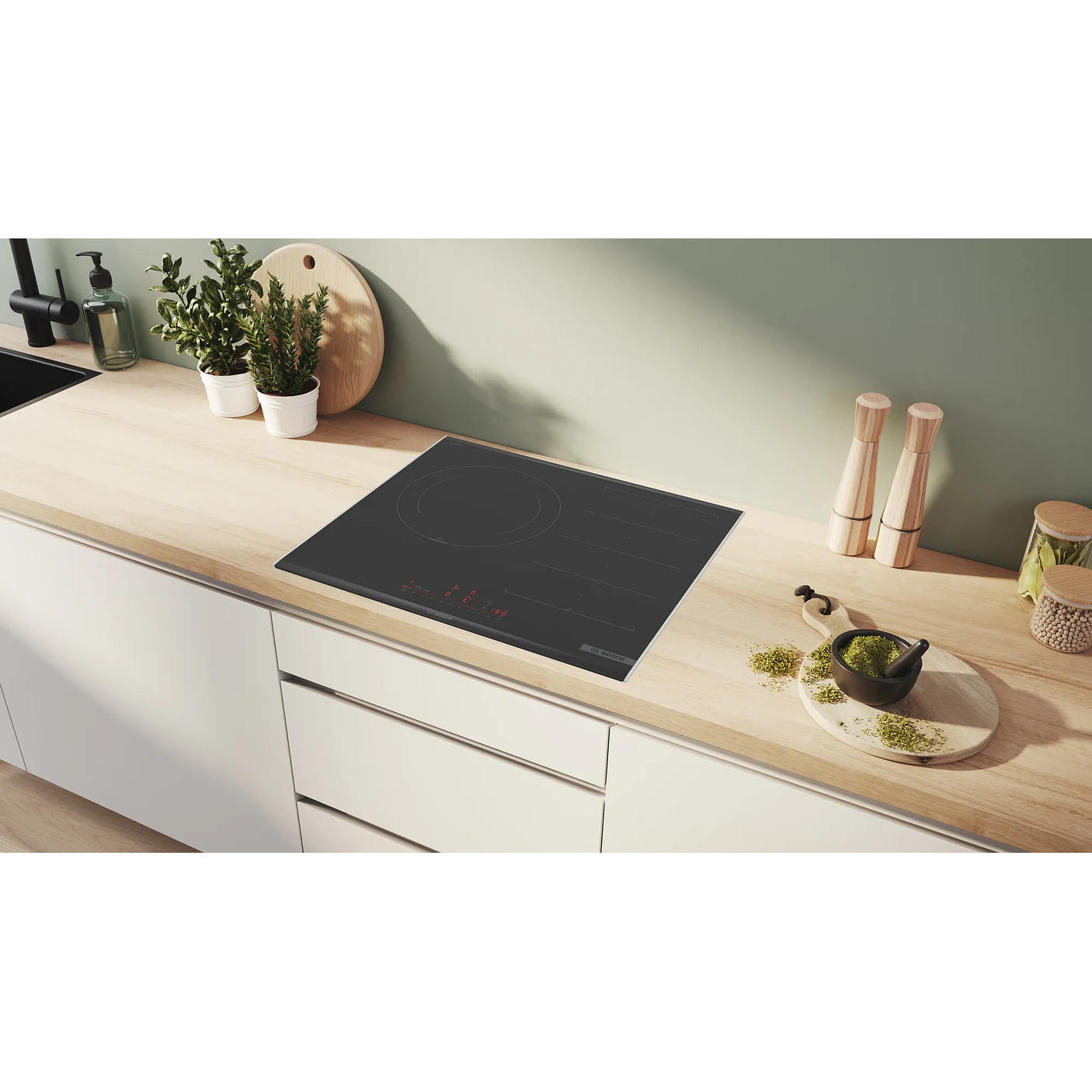 Serie 6 Placa inducción 60 cm con perfiles Flex Inducción 7