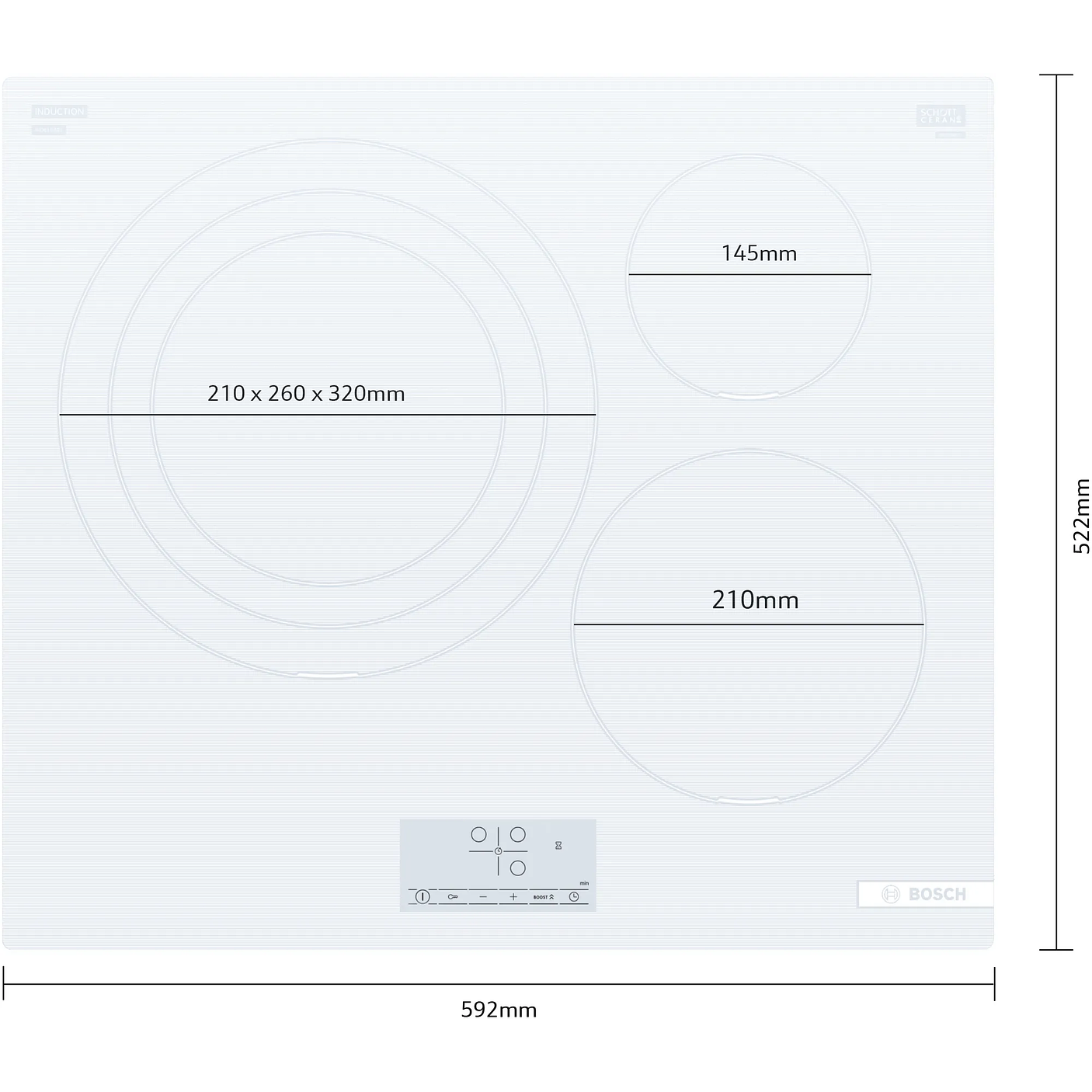 Serie 4 Placa de inducción 60 cm sin perfiles 5