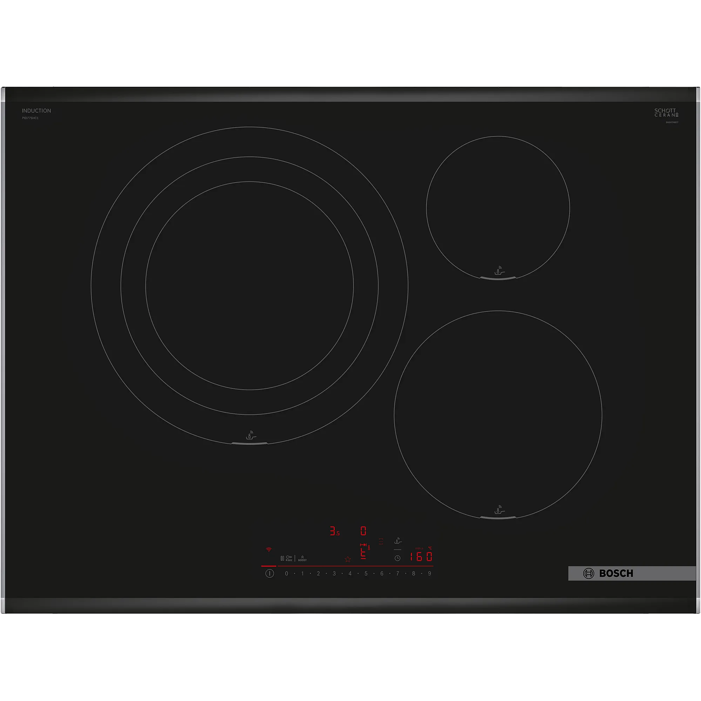 Serie 6 Placa de inducción 70 cm con perfiles 1