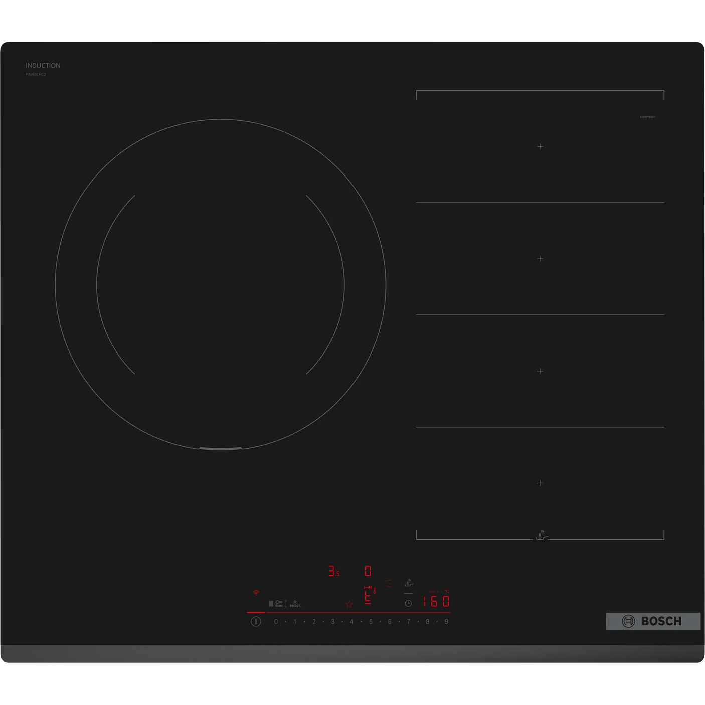 Serie 6 Placa inducción 60 cm sin perfiles Flex Inducción 1