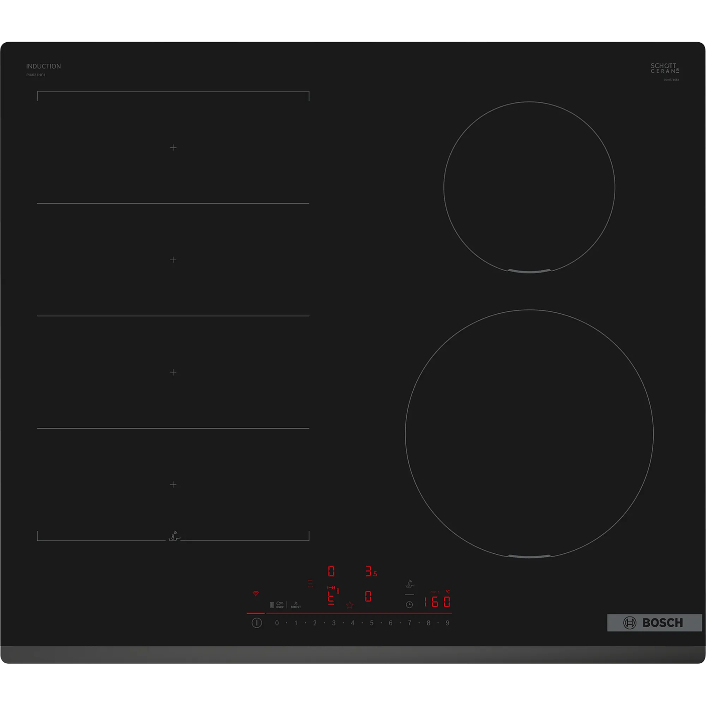 Serie 6 Placa inducción 60 cm sin perfiles 1