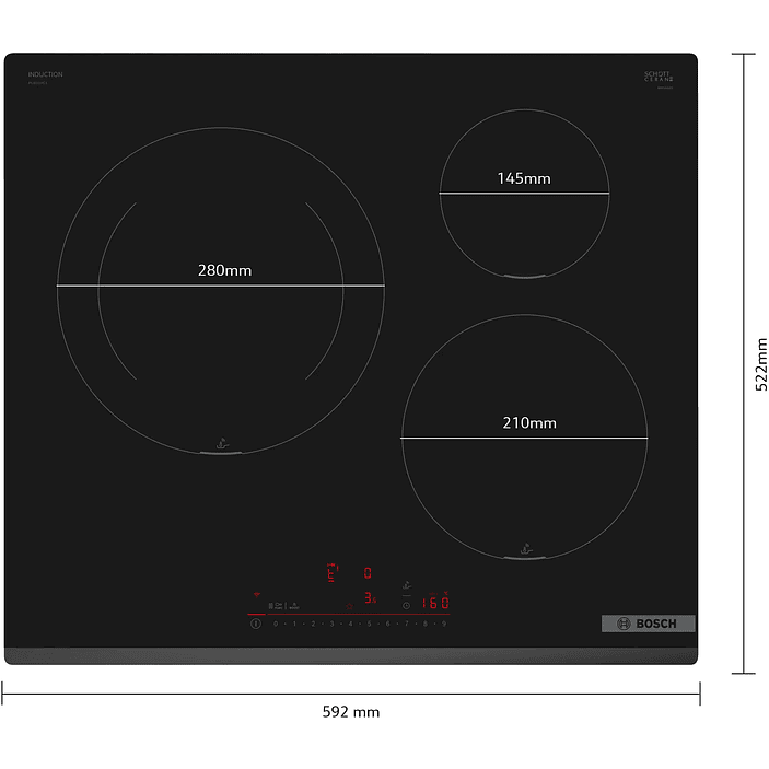 Serie 6 Placa de inducción 60 cm sin perfiles 3