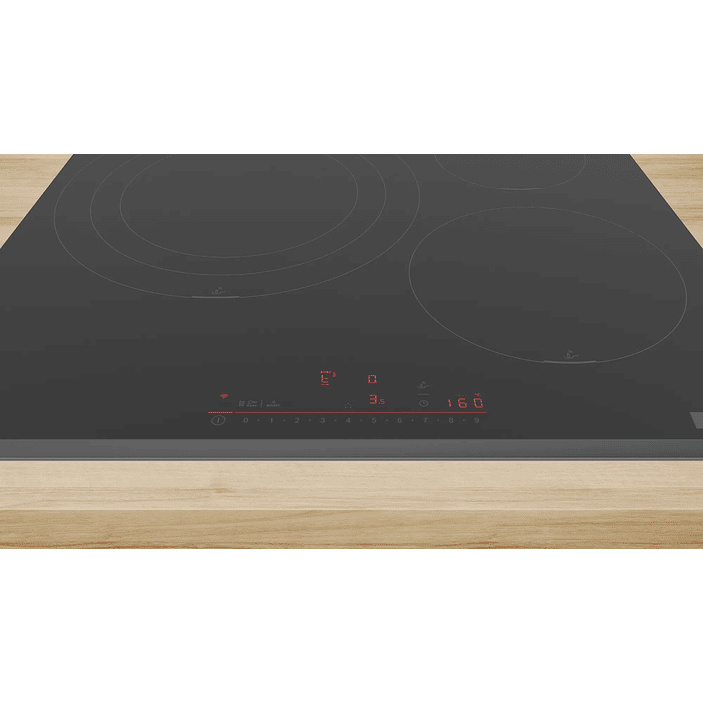 Serie 6 Placa de inducción 60 cm sin perfiles Zona triple 32 cm 3