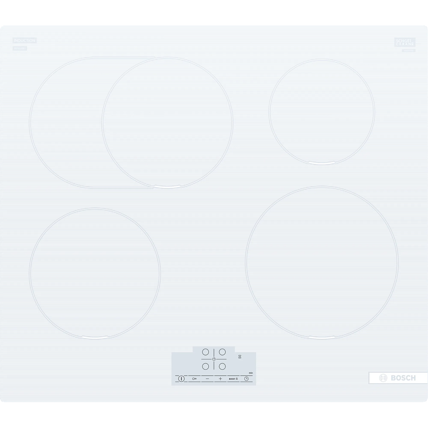 Serie 4 Placa de inducción 60 cm sin perfiles Función ReStart 1