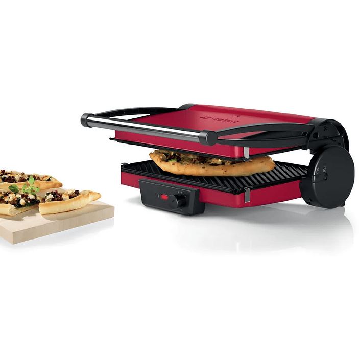 Grill Eléctrico 2000 W Rojo 3