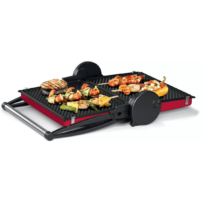 Grill Eléctrico 2000 W Rojo 9