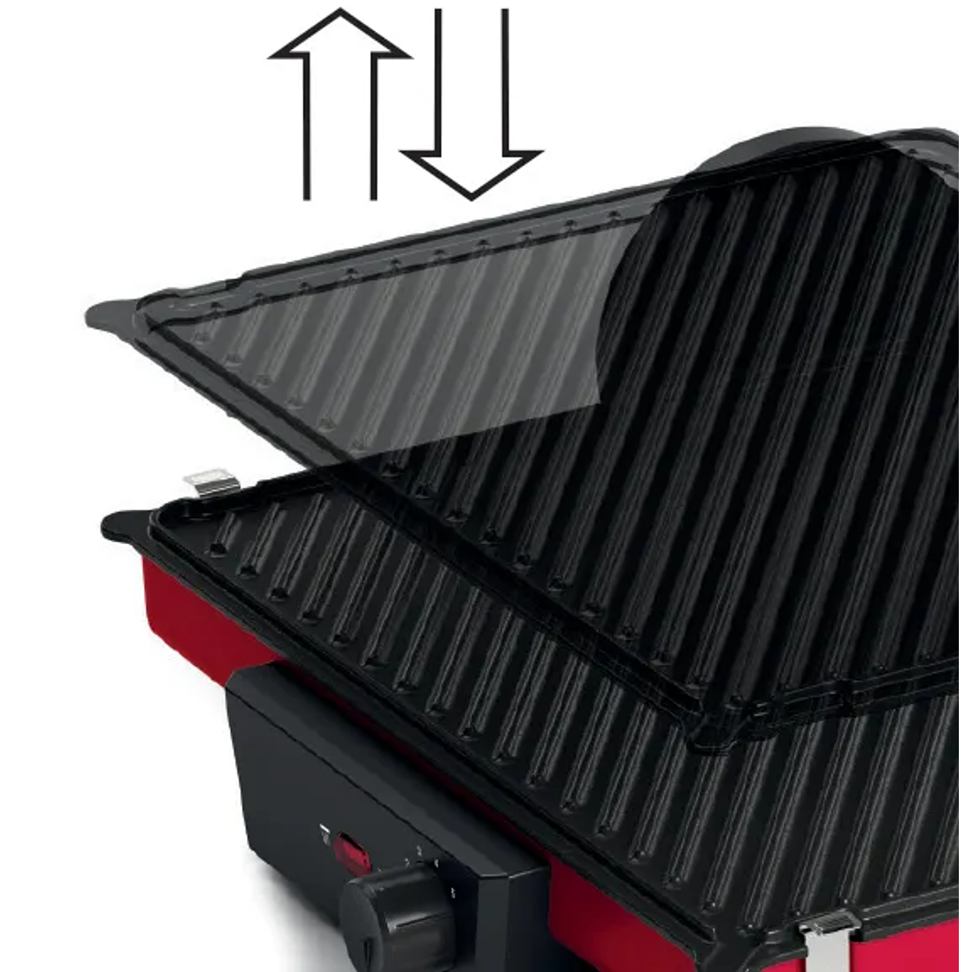 Grill Eléctrico 2000 W Rojo 10