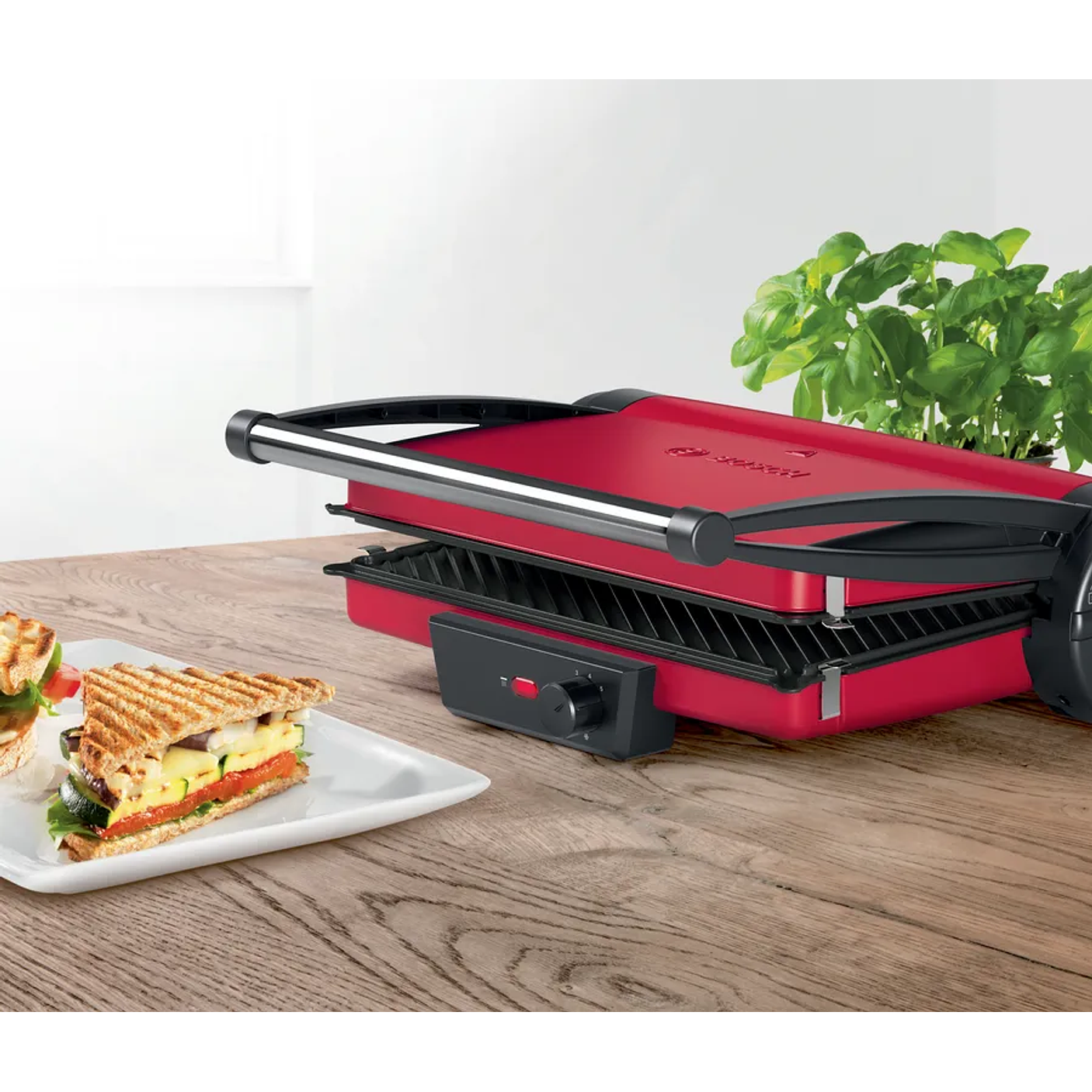 Grill Eléctrico 2000 W Rojo 11