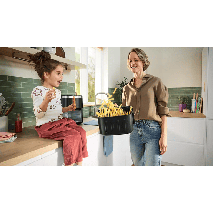 Serie 6 Freidora de aire Negro 7,2 L 10