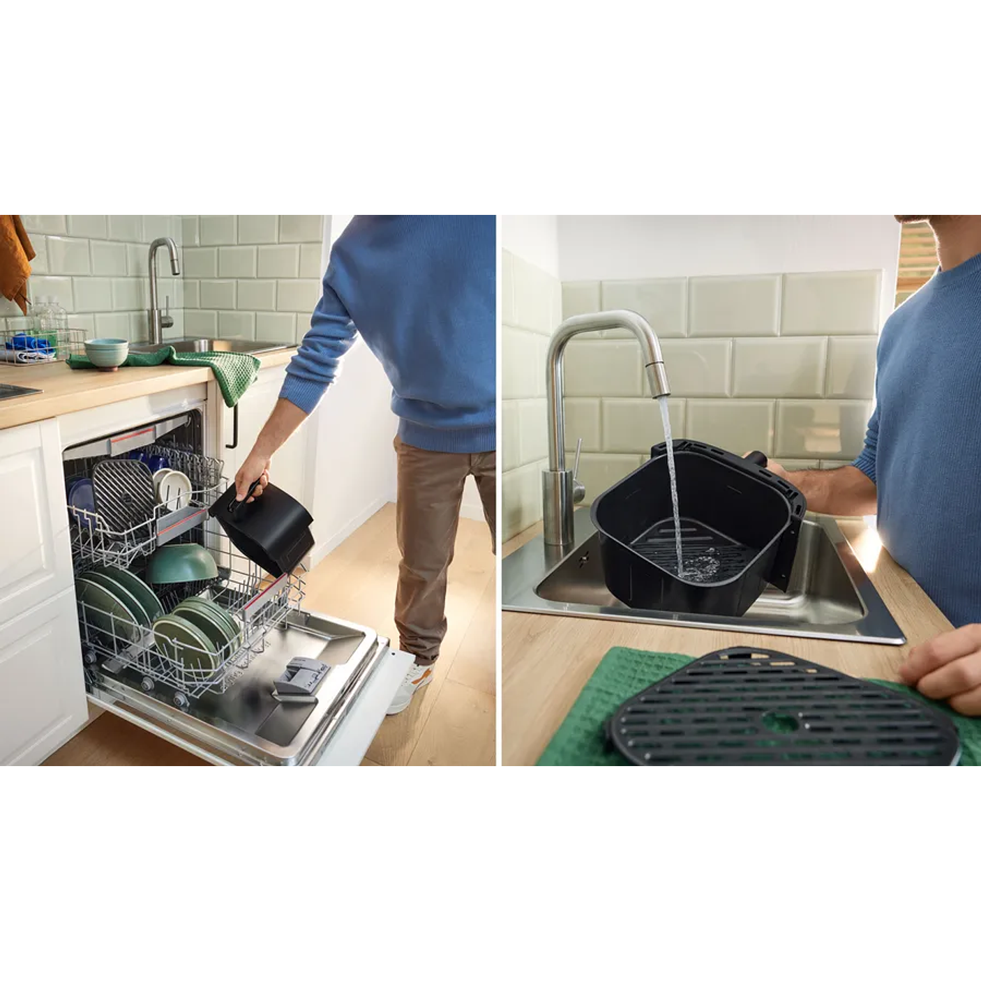 Serie 4 Freidora de aire Negro 6,1 L 6