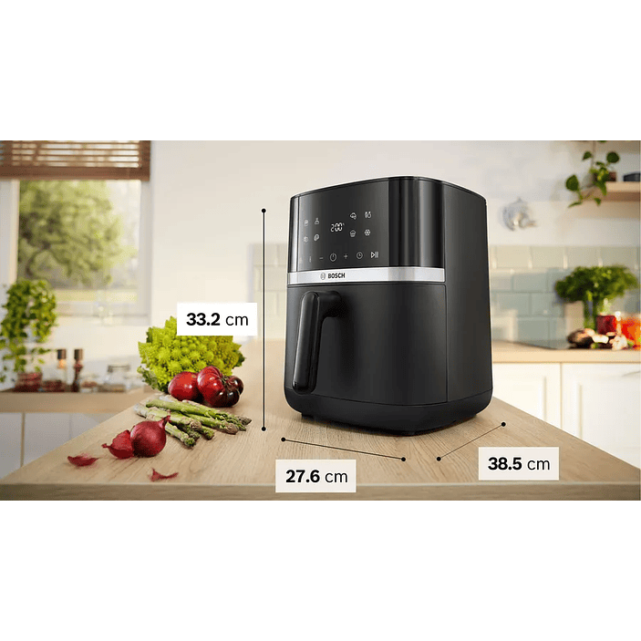 Serie 4 Freidora de aire Negro 6,1 L con Rejilla Grill 2