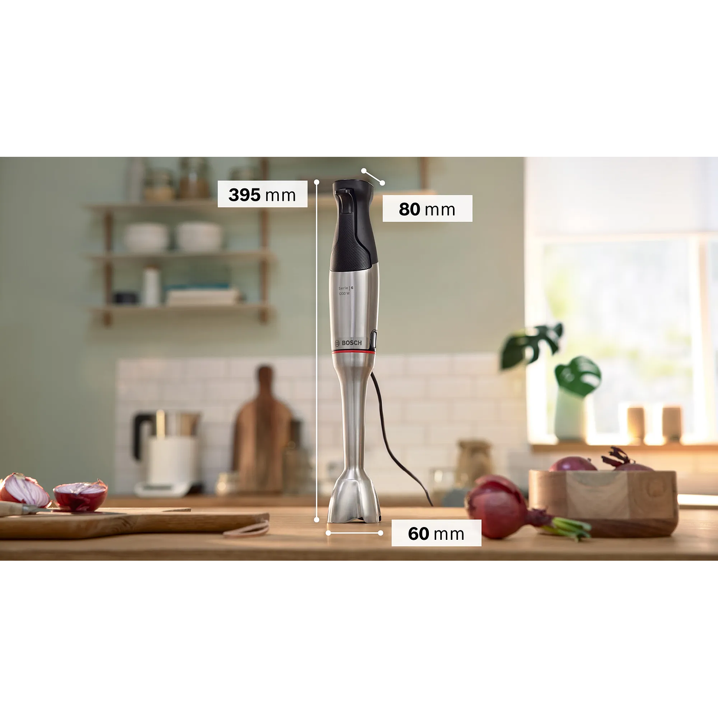 Serie 6 Batidora de mano ErgoMaster 1200 W Acero inoxidable 2