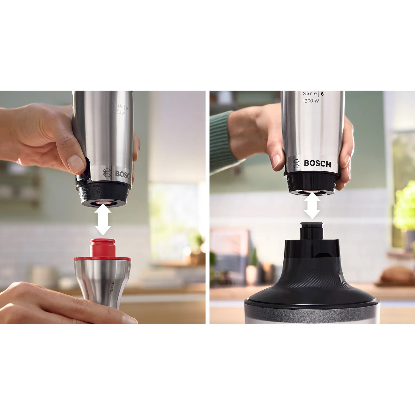 Serie 6 Batidora de mano ErgoMaster 1200 W Acero inoxidable 4